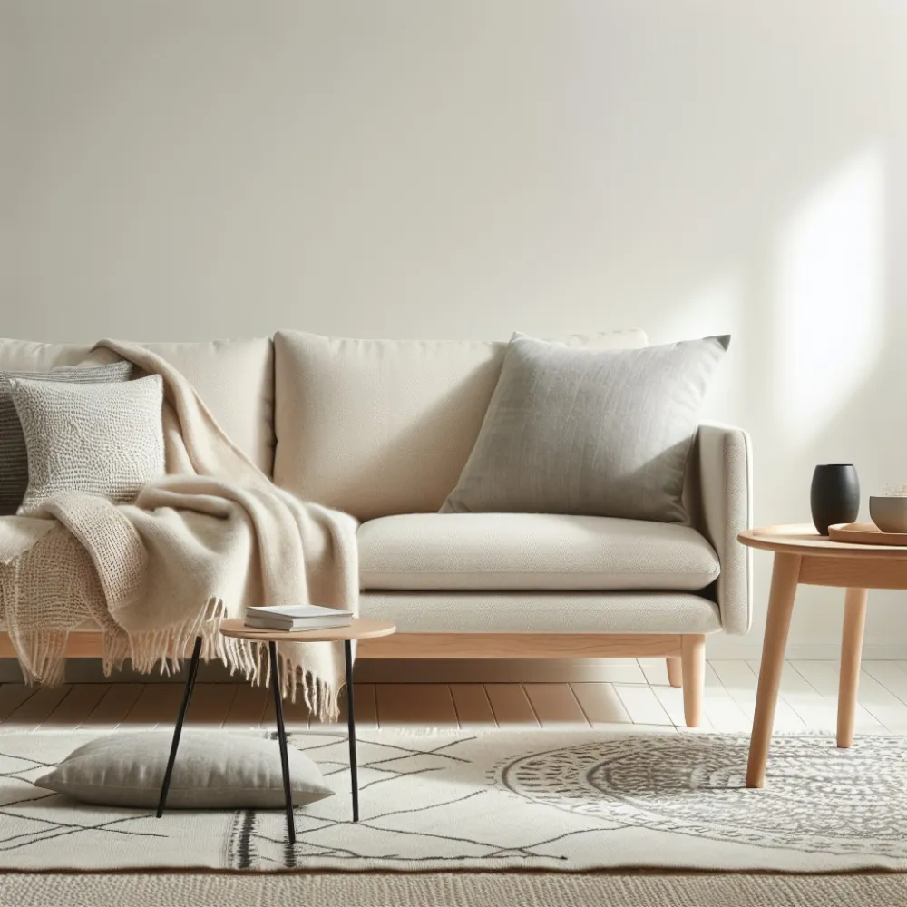 sofa styl skandynawski